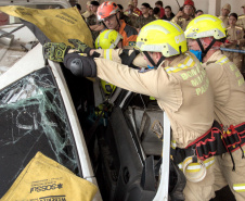 Equipe do Corpo de Bombeiros de Cascavel vence desafio estadual de salvamento veicular