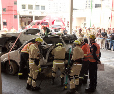 Equipe do Corpo de Bombeiros de Cascavel vence desafio estadual de salvamento veicular