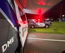 Polícia Penal fiscaliza monitorados por tornozeleira eletrônica durante a 3ª Expo Fazenda, em Fazenda Rio Grande