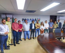 Secretário Hudson se reúne com comitiva de Castro
