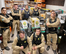 PMPR apreende 8,6 toneladas de maconha em Foz do Iguaçu