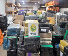 PMPR apreende 8,6 toneladas de maconha em Foz do Iguaçu