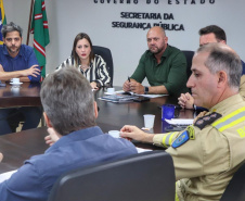 Secretário Hudson se reúne com prefeita e comitiva de Rio Branco do Sul