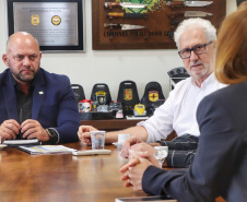 Secretário Hudson recebe prefeito de Cianorte