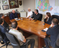 Secretário Hudson recebe prefeito de Cianorte