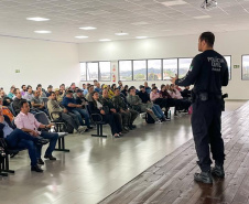 PCPR realiza palestras no Município de Colombo, no âmbito do Programa Mulher Segura, segunda fase “DE HOMEM PARA HOMEM”