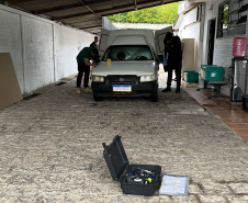 PMPR localiza veículo abandonado com meia tonelada de cocaína em Piraquara