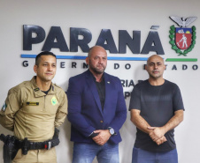 Secretário recebe prefeito e primeira dama de Pitanga