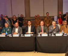 Ratinho Junior ressalta bons índices da segurança do Paraná em reunião com PMs de todo o Brasil