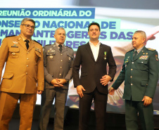 Ratinho Junior ressalta bons índices da segurança do Paraná em reunião com PMs de todo o Brasil