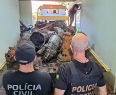 PCPR e PF prendem homem por receptação em operação que investiga roubos de 120 veículos