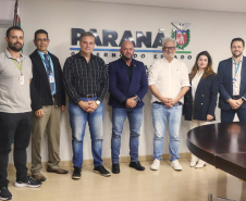 Secretário Hudson recebe prefeito de Cianorte