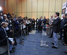 Cosud: Ratinho Junior defende integração na segurança e penas mais duras ao crime organizado