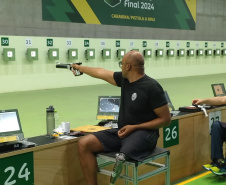 Soldado paratleta da PMPR vence a medalha de ouro no campeonato brasileiro de Carabina, Pistola e Rifle 2024