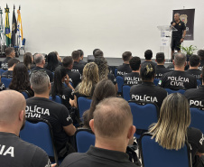 PCPR reforça capacitação de policiais na reunião de abertura do Verão Maior Paraná