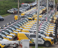 Com investimento de R$ 52 milhões, Sesp entrega 133 viaturas e equipamentos para forças de segurança