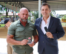 Regimento de Polícia Montada ganha picadeiro coberto para prática de equoterapia