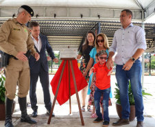Regimento de Polícia Montada ganha picadeiro coberto para prática de equoterapia