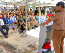 Regimento de Polícia Montada ganha picadeiro coberto para prática de equoterapia