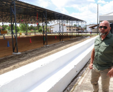 Regimento de Polícia Montada ganha picadeiro coberto para prática de equoterapia