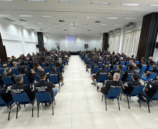 PCPR reforça capacitação de policiais na reunião de abertura do Verão Maior Paraná