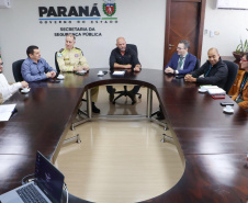 Avanços na segurança pública do Paraná são tema de reunião entre Sesp e AMP 
