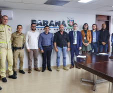 Avanços na segurança pública do Paraná são tema de reunião entre Sesp e AMP 