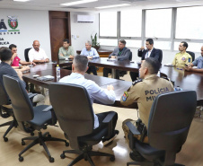 Secretário Hudson recebe prefeito e vice de Marechal Cândido Rondon na Sesp