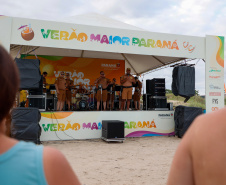 Sucesso no Verão Maior Paraná, Banda da PMPR levanta o público com hits e talento