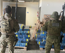 Polícia Militar apreende 1,7 tonelada de droga em Guaíra