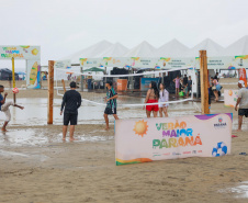 Praia com chuva: Corpo de Bombeiros reforça cuidados aos veranistas