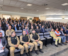 103 policiais civis iniciam formação com palestra sobre integração das forças de segurança