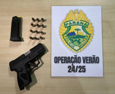 PMPR apreende contrabando e arma em Guaratuba durante Verão Maior Paraná