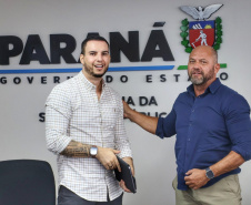 Secretário Hudson recebe secretário de Recursos Humanos e de Gestão Pública de Londrina