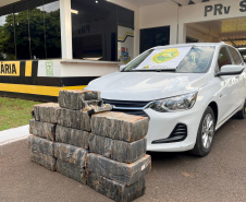 PM apreende 200 quilos de maconha após perseguição em Diamante do Oeste