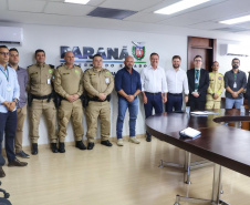 Secretário Hudson se reúne com prefeito de Colombo 