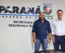 Secretário Hudson se reúne com prefeito de Colombo 