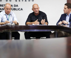 Secretário recebe secretário de Defesa Social e Trânsito de Curitiba 