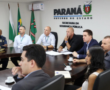 Secretário recebe secretário de Defesa Social e Trânsito de Curitiba 