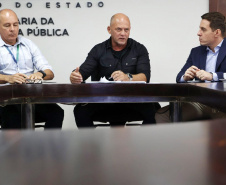 Secretário recebe secretário de Defesa Social e Trânsito de Curitiba 
