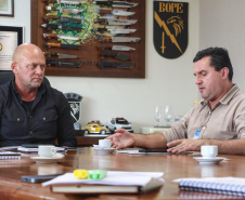 Secretário Hudson recebe prefeito de Mangueirinha