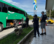 Forças de segurança realizam operação integrada e prendem três pessoas por tráfico de drogas no litoral