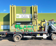 PMPR apreende mais de meia tonelada de crack e três toneladas de maconha em Iporã
