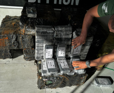PMPR apreende mais de meia tonelada de crack e três toneladas de maconha em Iporã