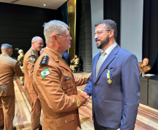 BPTran celebra 73 anos com solenidade e entrega de medalhas de mérito de trânsito urbano 