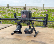 Drones dos Bombeiros fizeram 300 patrulhamentos no Verão Maior Paraná