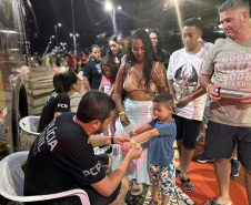 Delegacia Móvel da PCPR é ponto de referência nos eventos do Verão Maior Paraná