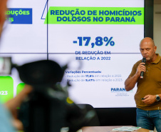 Após investimentos, Paraná atinge em 2024 a menor taxa de homicídios da história
