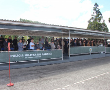 Polícia Militar do Paraná realiza solenidade de troca de comando na academia Policial Militar do Guatupê