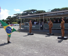 Polícia Militar do Paraná realiza solenidade de troca de comando na academia Policial Militar do Guatupê